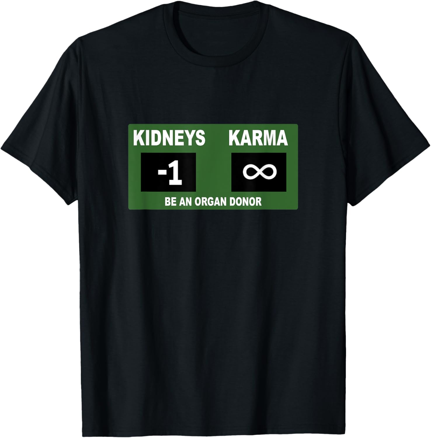 Kidney Donor Infinity Karma Organ Transplant Scoreboard Gift
